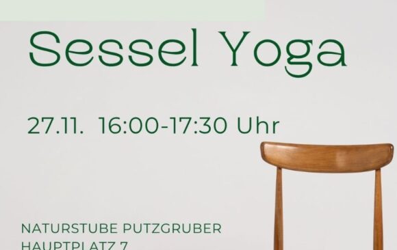 Yoga am Sessel