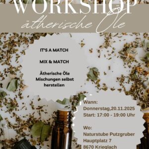 Workshop ätherische Öle